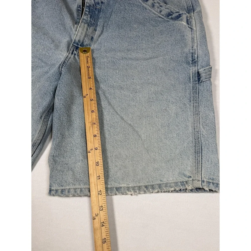 Polo Jeans Co Ralph Lauren Shorts Mens 36 Blue Denim Carpenter Cargo Workwear